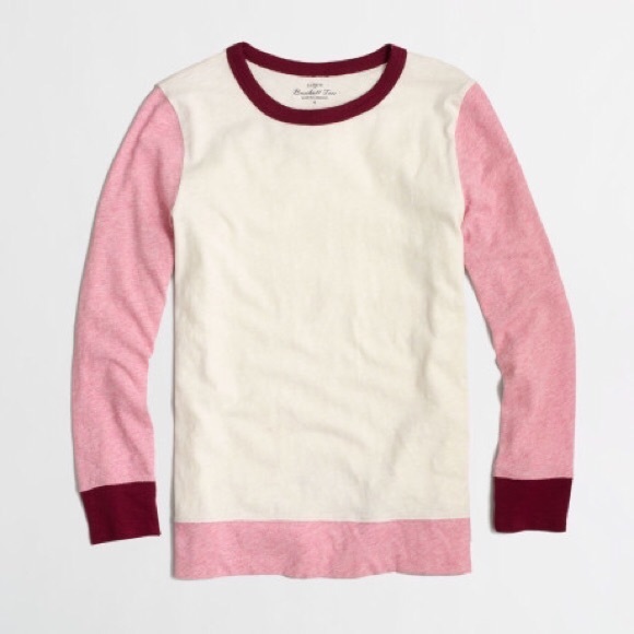 j crew baseball tee